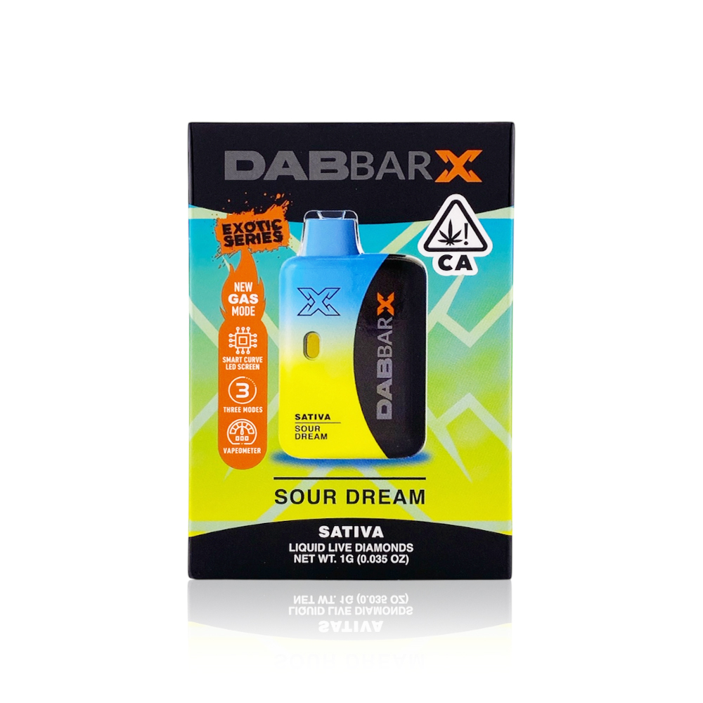 Photograph of product: DABWOODS - All In One - Sour Dream - Liquid Live Diamonds - 1G