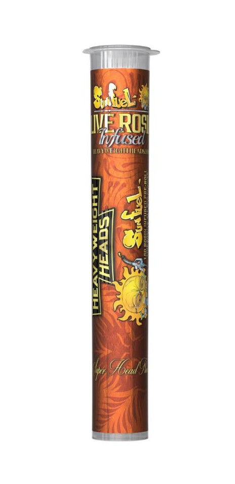 Photograph of Product: Heavyweight Heads Sunfuel Rosin Infused Preroll Rec