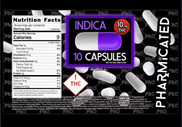 Photograph of product: Oui'd Capsules | 100mg