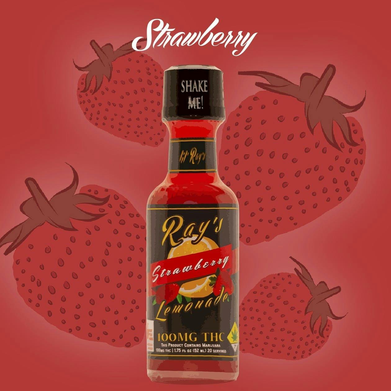 Photograph of product: RAY'S LEMONADE - STRAWBERRY LEMONADE - 100 items