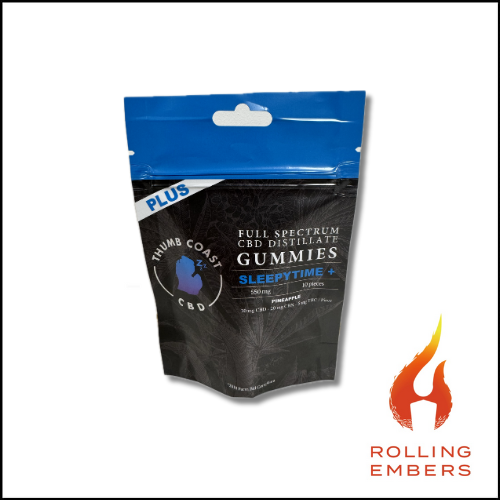 Photograph of product: Thumb Coast | CBD/CBN/TH-oui | Sleepytime Plus Gummies