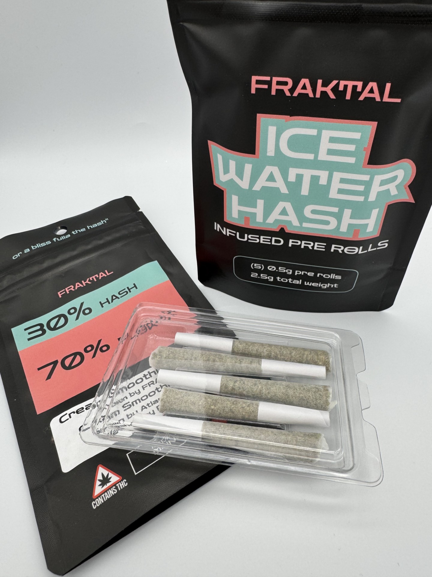 Photograph of product: Burnout x Fruit Loops OG | Hybrid | au chocolat Infused Pre-Roll 5 Pack