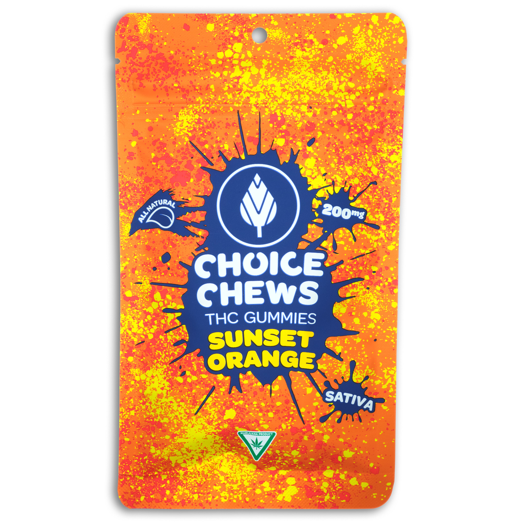 Photograph of product: Sunset Orange | 200MG Gummies