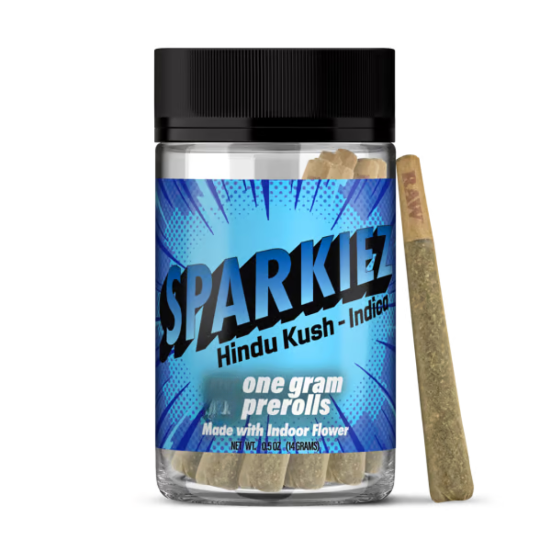 Photograph of product: Sparkiez - Hindu Kush (Oui'd) 7pk Preroll
