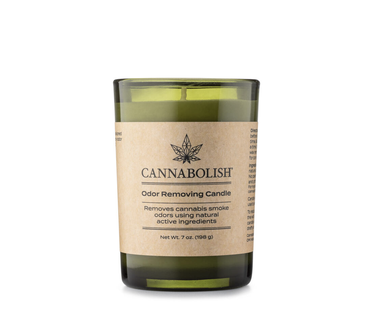 Photograph of product: Cannabolish Odor Removing Candle (Wintergreen)