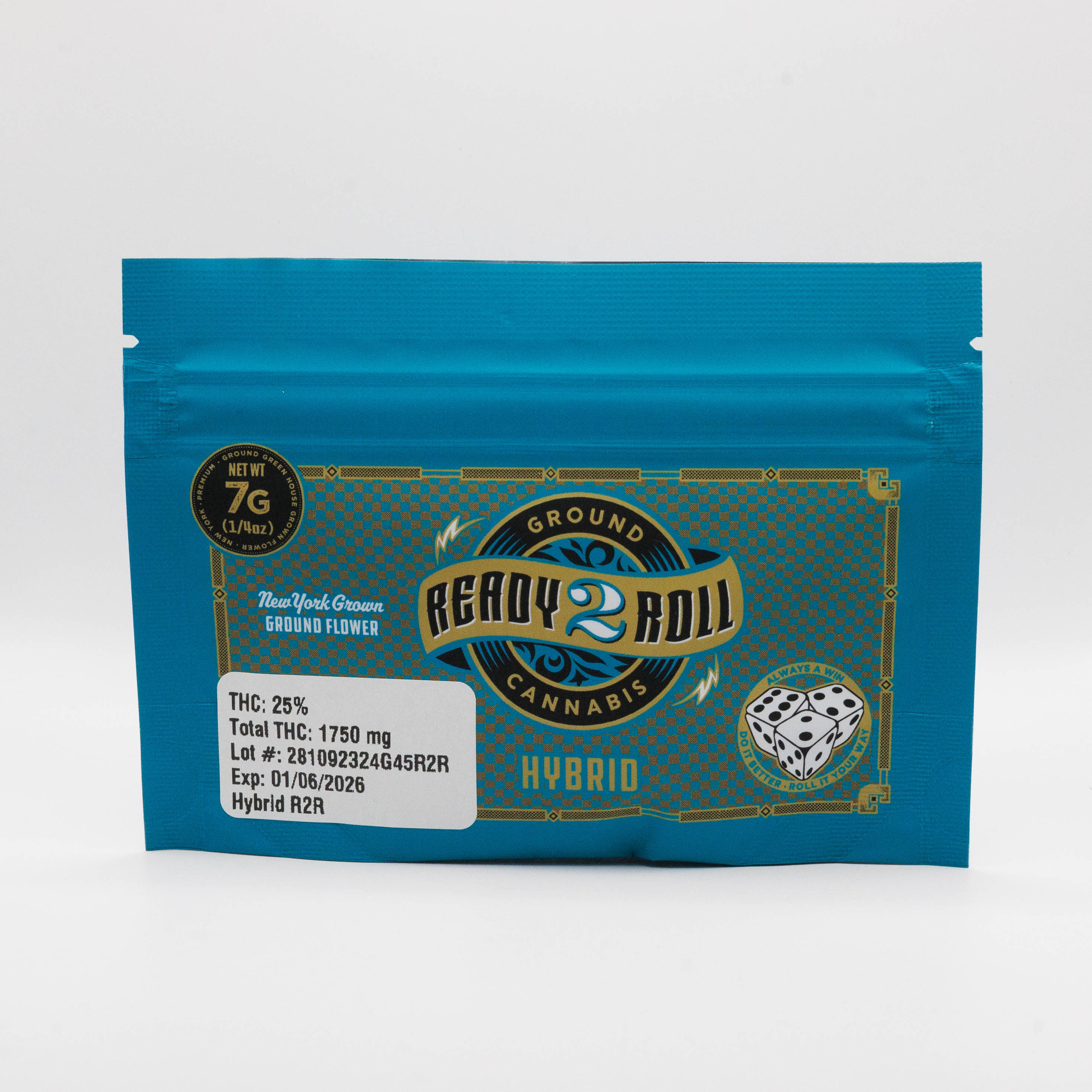 Photograph of product: Ready 2 Roll | Hybrid Ground Flower - 7g