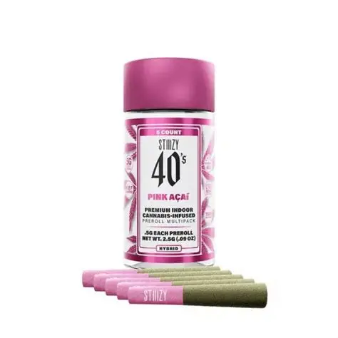 Photograph of product: Stiiizy - Pink Acai - Infused Preroll (5 Pack)