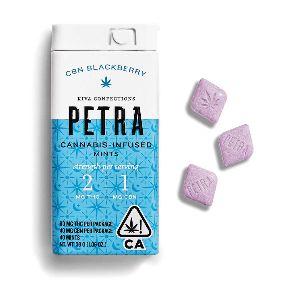 Photograph of product: CBN BLACKBERRY PETRA MINTS