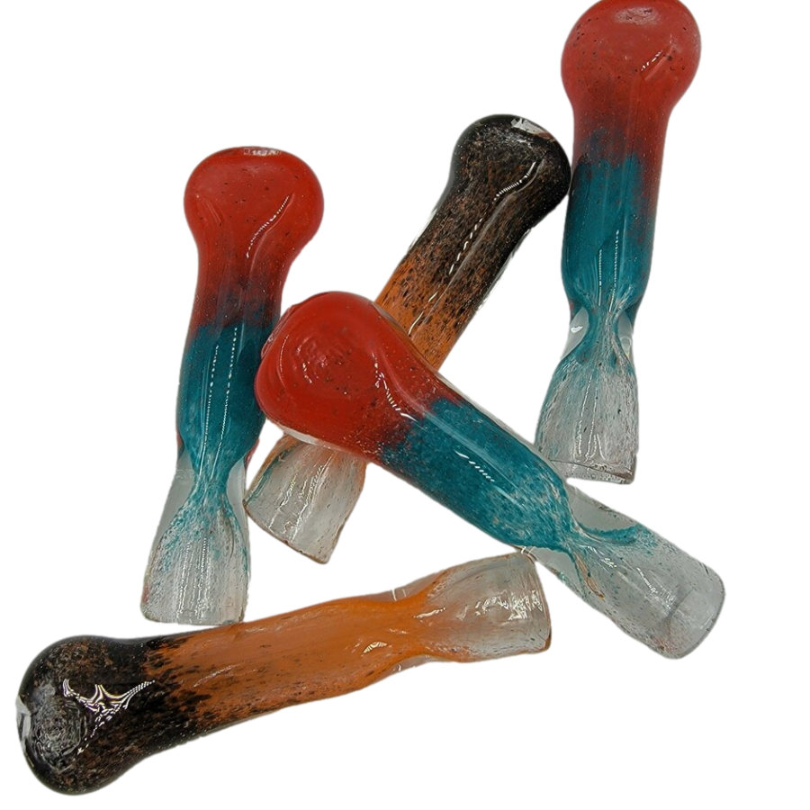 Photograph of product: 3" Assorted Chillums - MultiColored - Regular