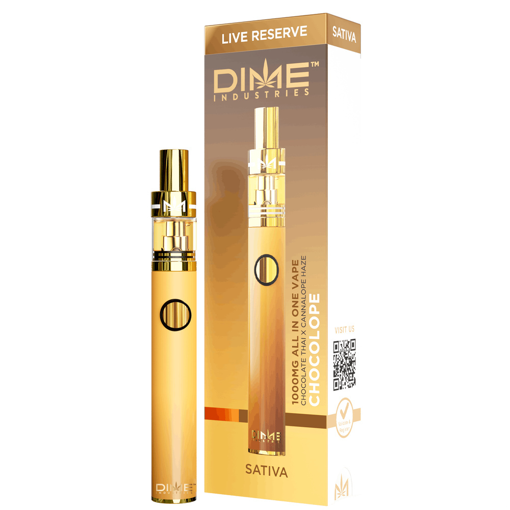 Photograph of product: Dime Live Resin AIO | Chocolope