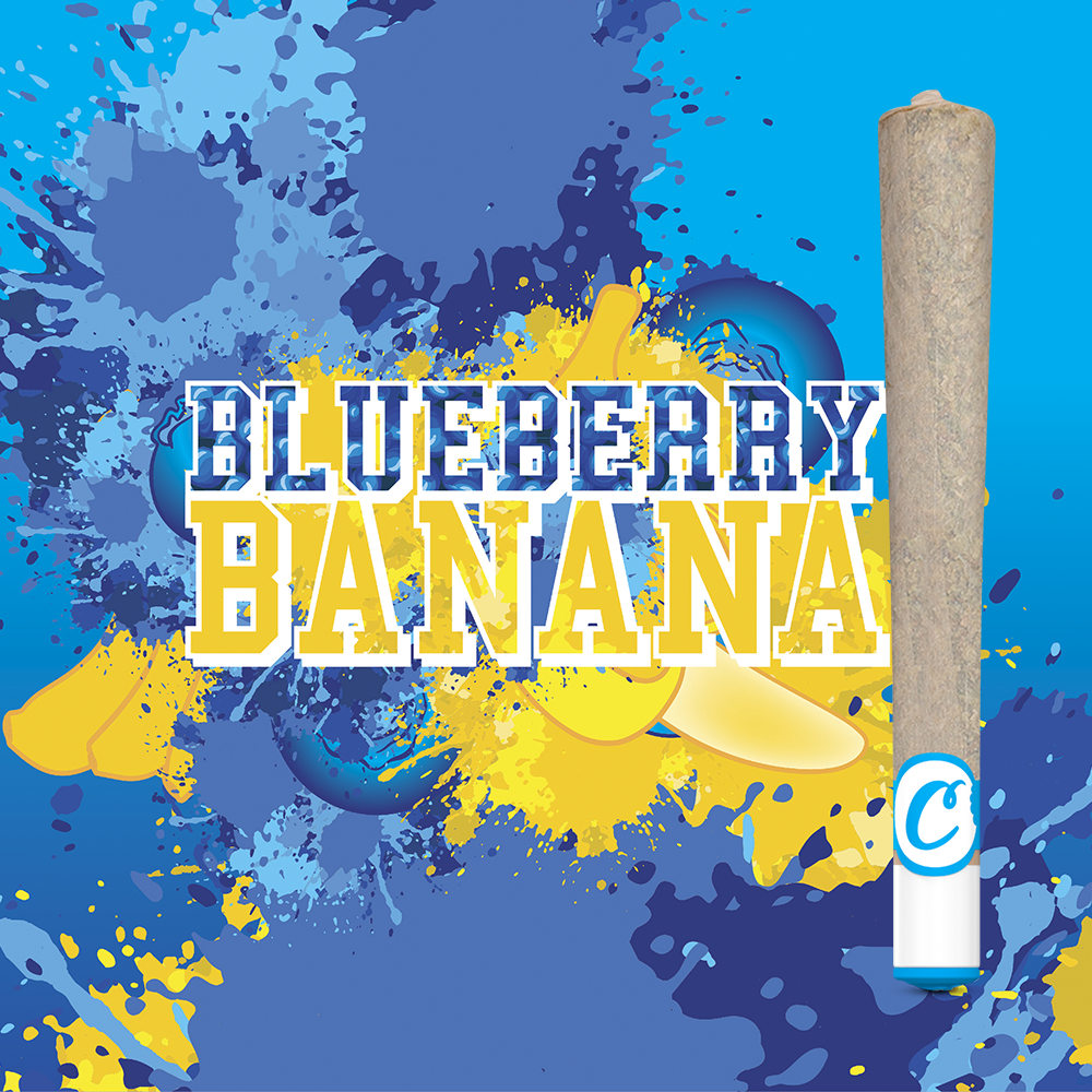 Photograph of product: BLUEBERRY BANANA - COOKIES - PREROLL