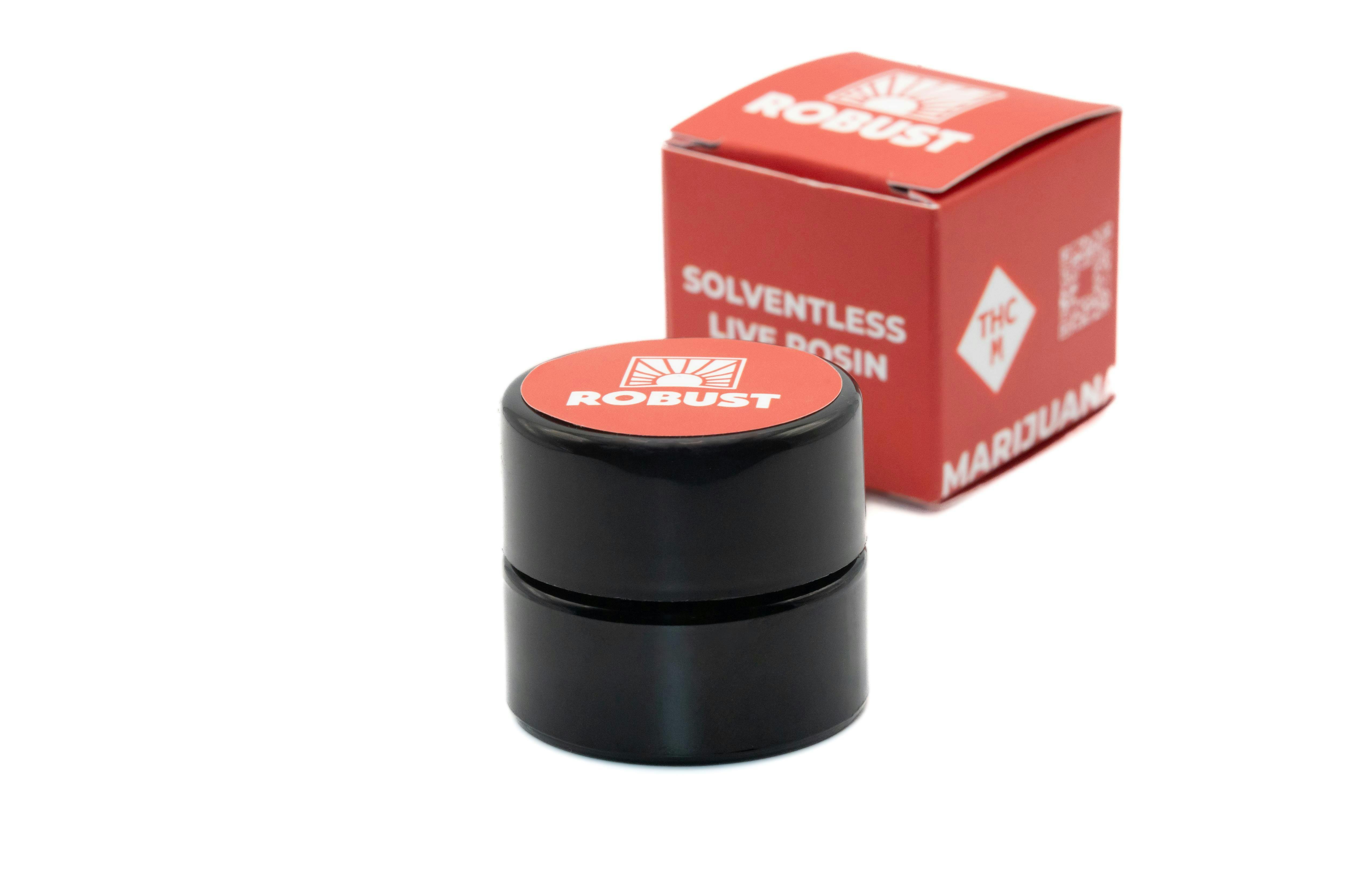 Photograph of product: ROBUST - HEAVENLY Oui'd #1 SOLVENTLESS ROSIN 1G Oui'd