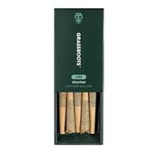 Photograph of product: Grassroots Diamond Infused Pre-Roll Mimosa Kush Mints (H) 5pk