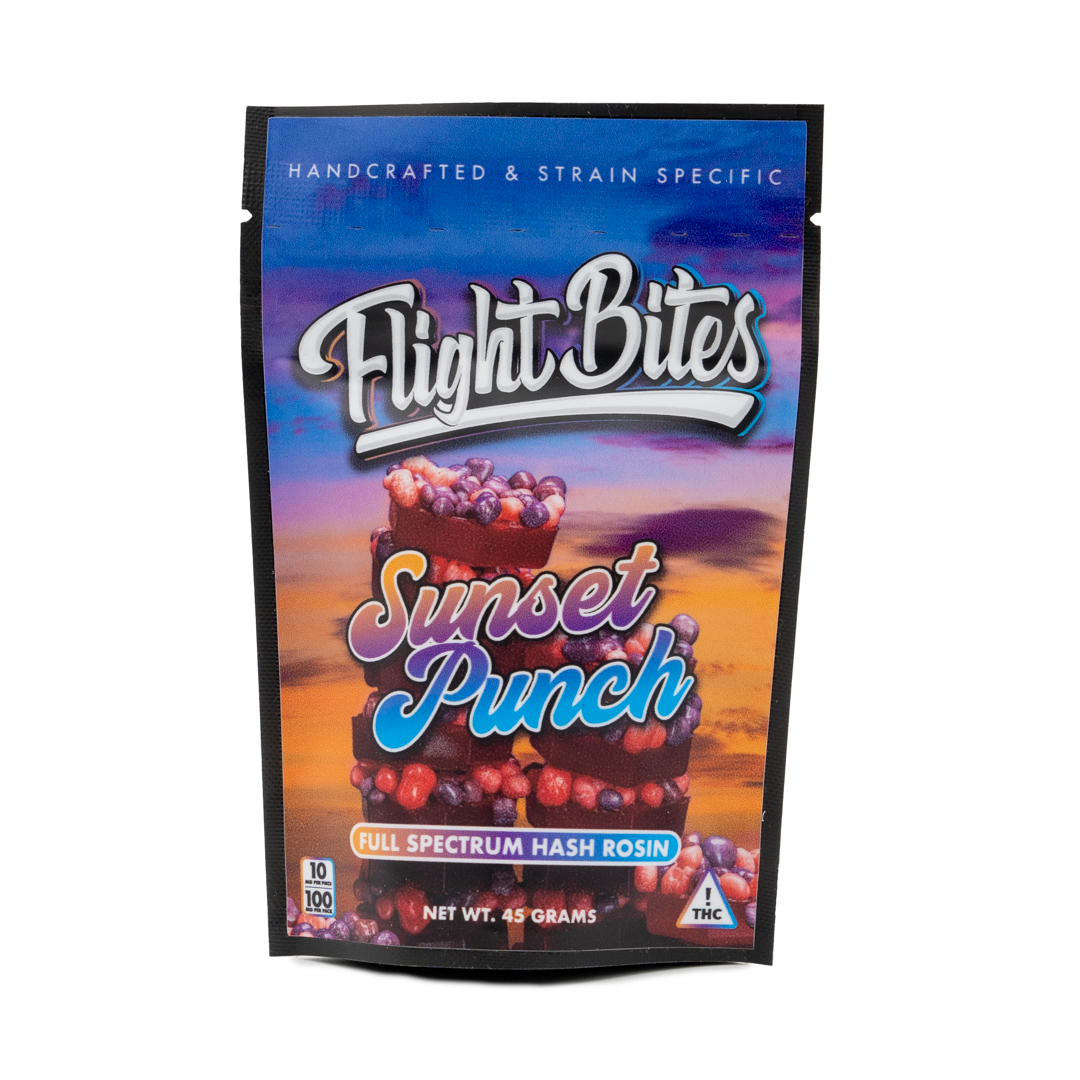 Photograph of product: Flight Bites | Sunset Punch Rosin Gummies 100mg