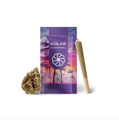 Photograph of product: Kolas - BX1 1g 2pk Prerolls - 
