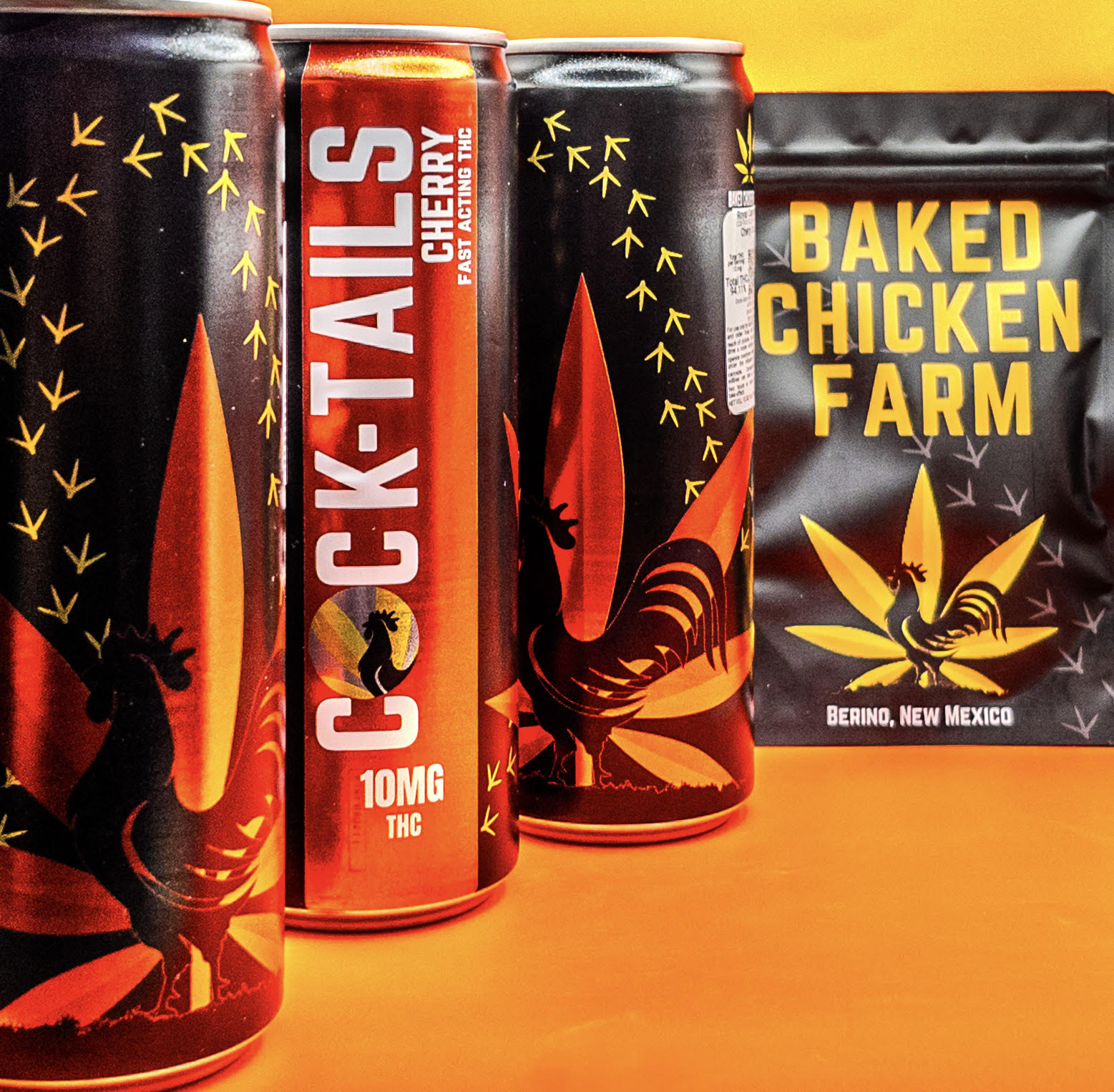 Photograph of product: Baked Chicken Farm - Cherry Cock-Tail 10mg Drink