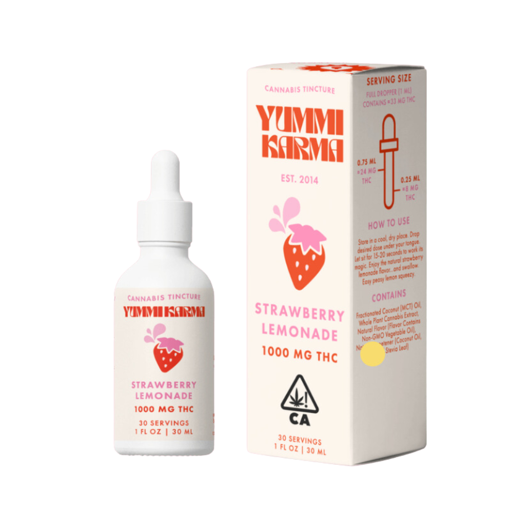 Photograph of product: 1000mg Strawberry Lemonade Tincture $49