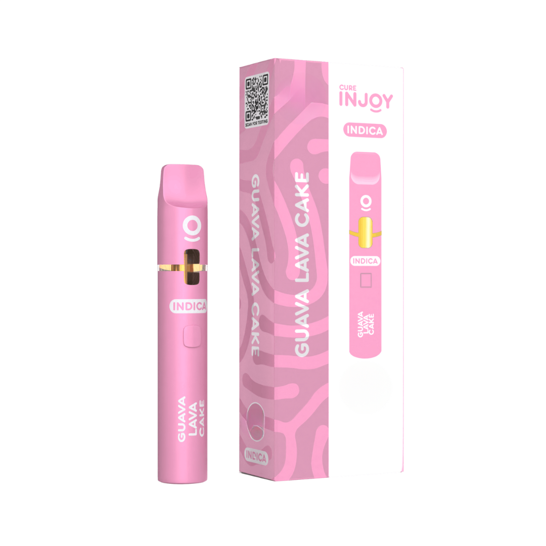 Photograph of product: Cure Injoy - Guava Lava Cake (Oui'd) All-In-One Vape
