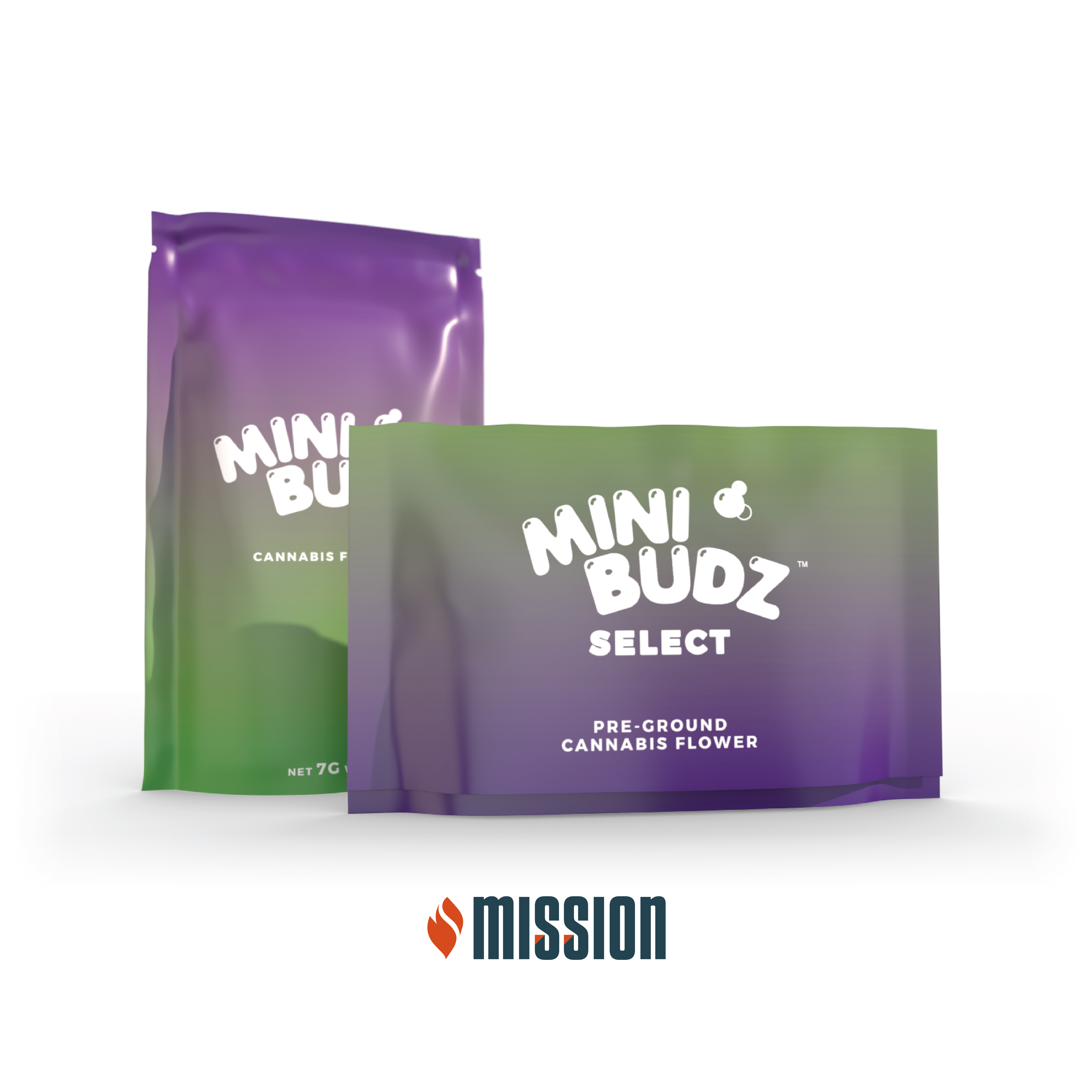 Photograph of product: Pre-Ground Flower | Mini Budz | The Scrooge | 7g