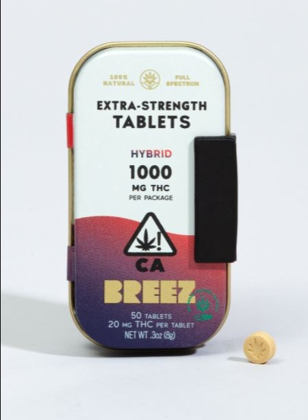 Photograph of product: Breez - Extra Strength Hybrid Tablets 1000mg