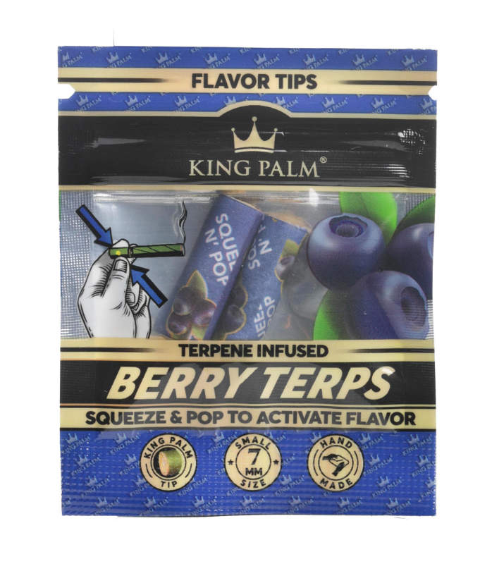 Photograph of product: King Palm Berry Flavored Terp Tips