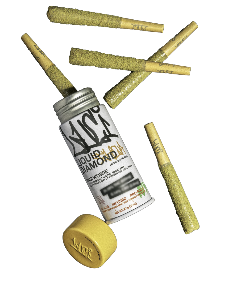 Photograph of product: Maui Wowie - 2.5g 5pck Diamond Infused Pre-Roll