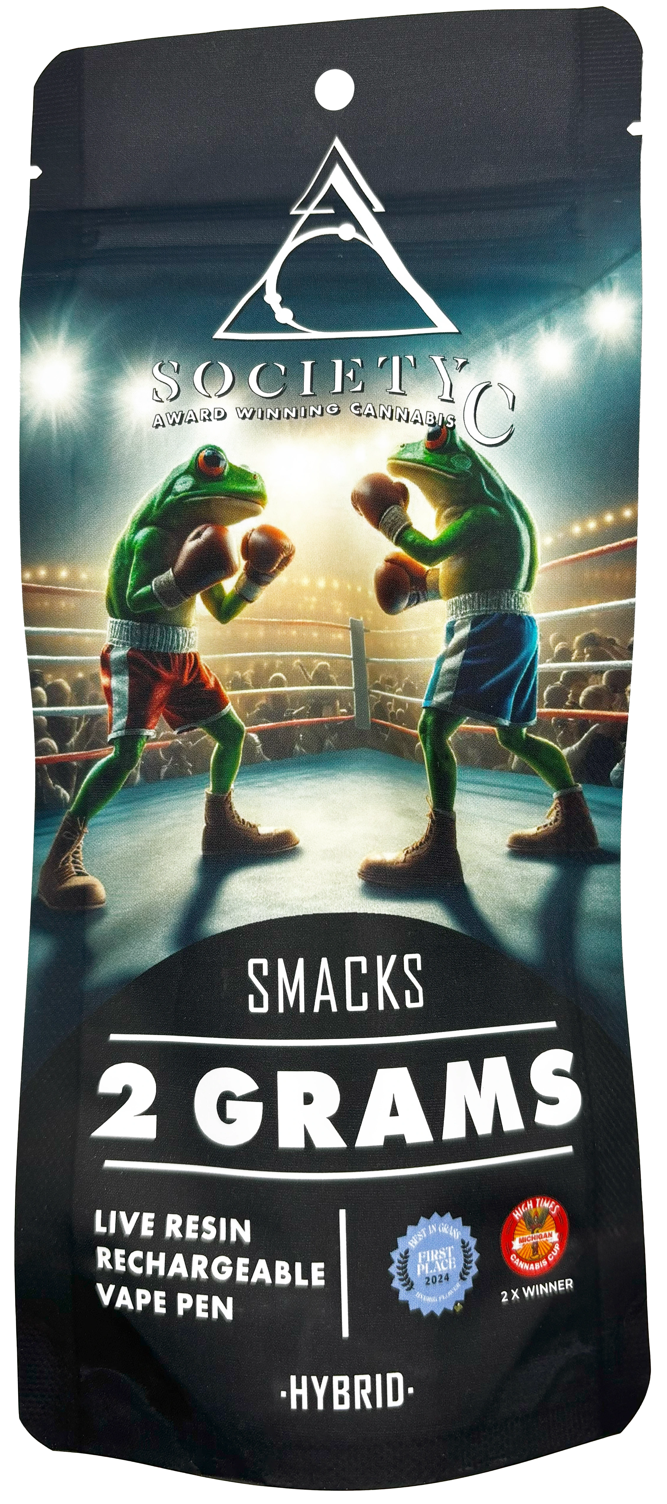 Photograph of product: Society C | Smacks | Disposable Live Resin Vaporizer