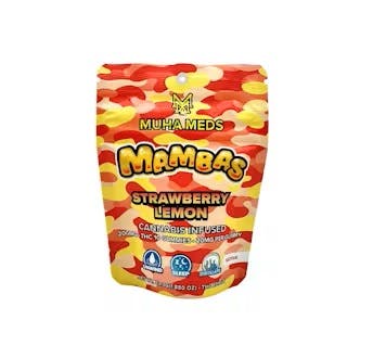 Photograph of product: Mambas | Strawberry Lemon | Infused Gummies | 200mg | Oui'd