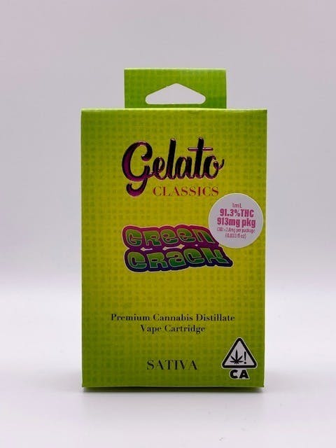 Photograph of product: Gelato - Green Crack Classic Cartridge - Gram