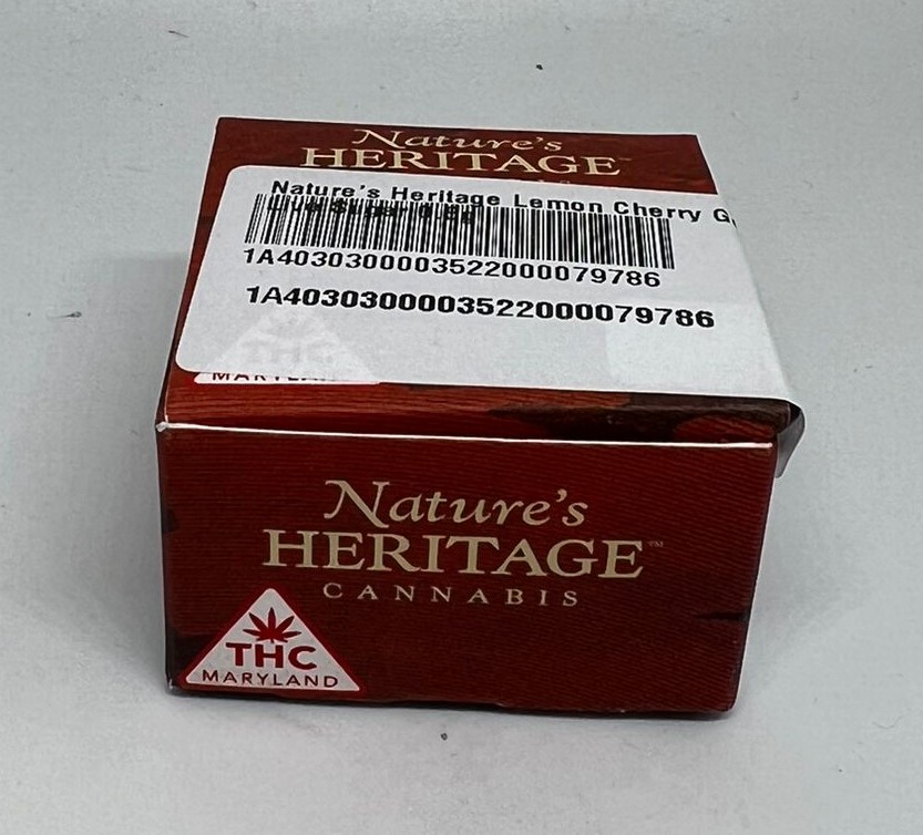 Photograph of product: Lemon Cherry Gelato Live Sugar 0.5g