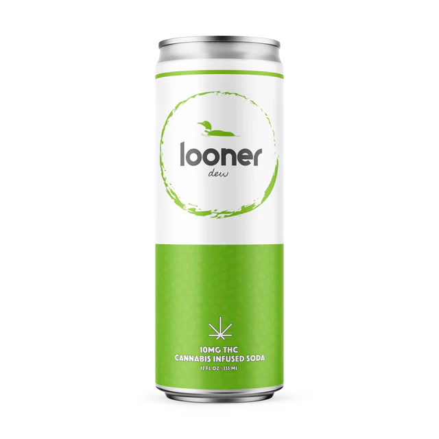 Photograph of product: Looner - Dew - 10mg TH-oui - 12oz
