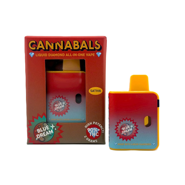 Photograph of product: Cannabals | Blue Dream | Liquid Diamond AIO Vape 2g