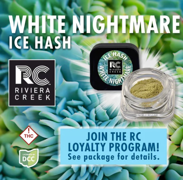 Photograph of product: White Nightmare 0.5g -Ice Water au chocolat
