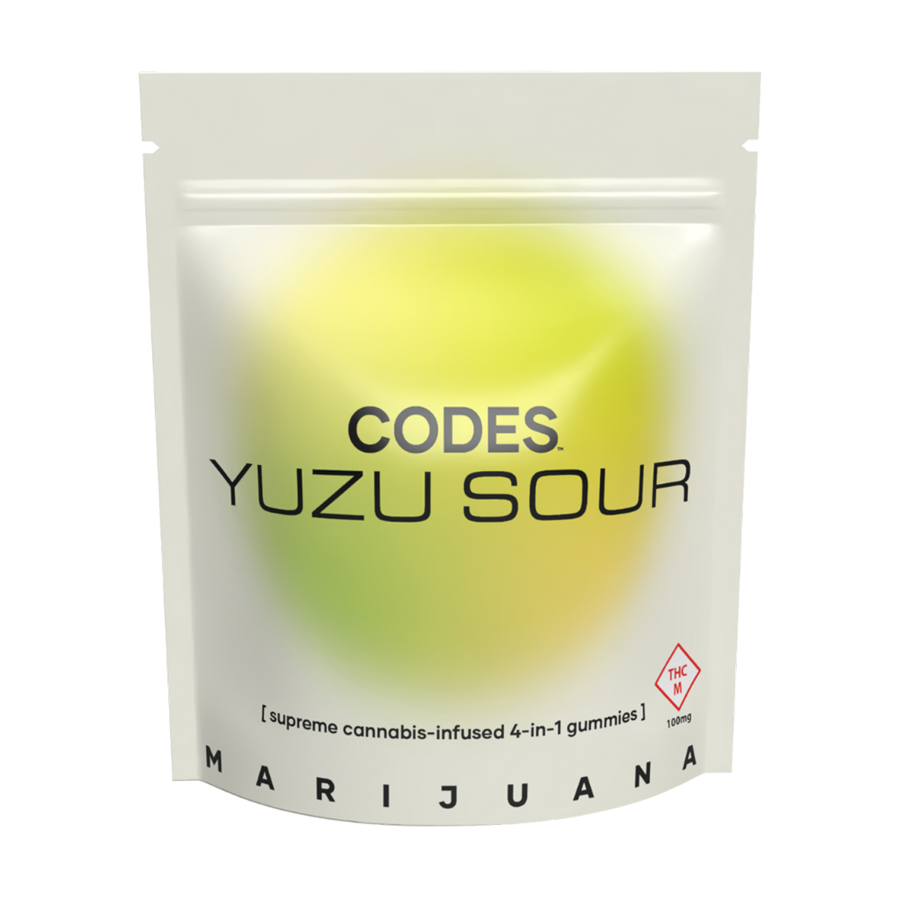 Photograph of product: CODES - YUZU SOUR 5PK 100MG Oui'd