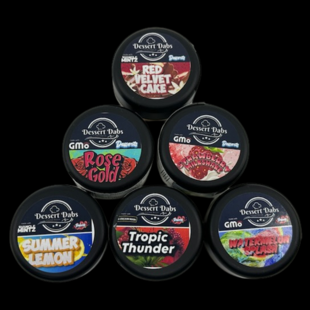 Photograph of product: Kiwi Strawberry BHO Dessert Dabs