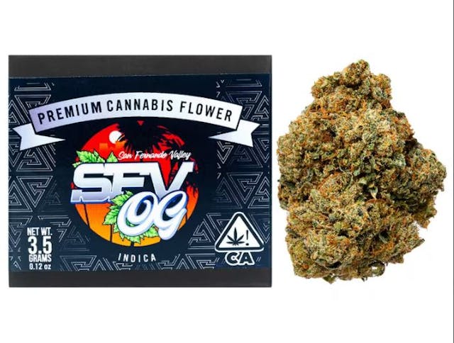 Photograph of product: Cure Company - SFV OG 3.5g - Cure Company - SFV OG 3.5g