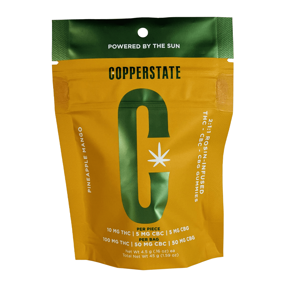Photograph of product: CS - Rosin Gummies - Pineapple Mango 2:1:1 - 100mg