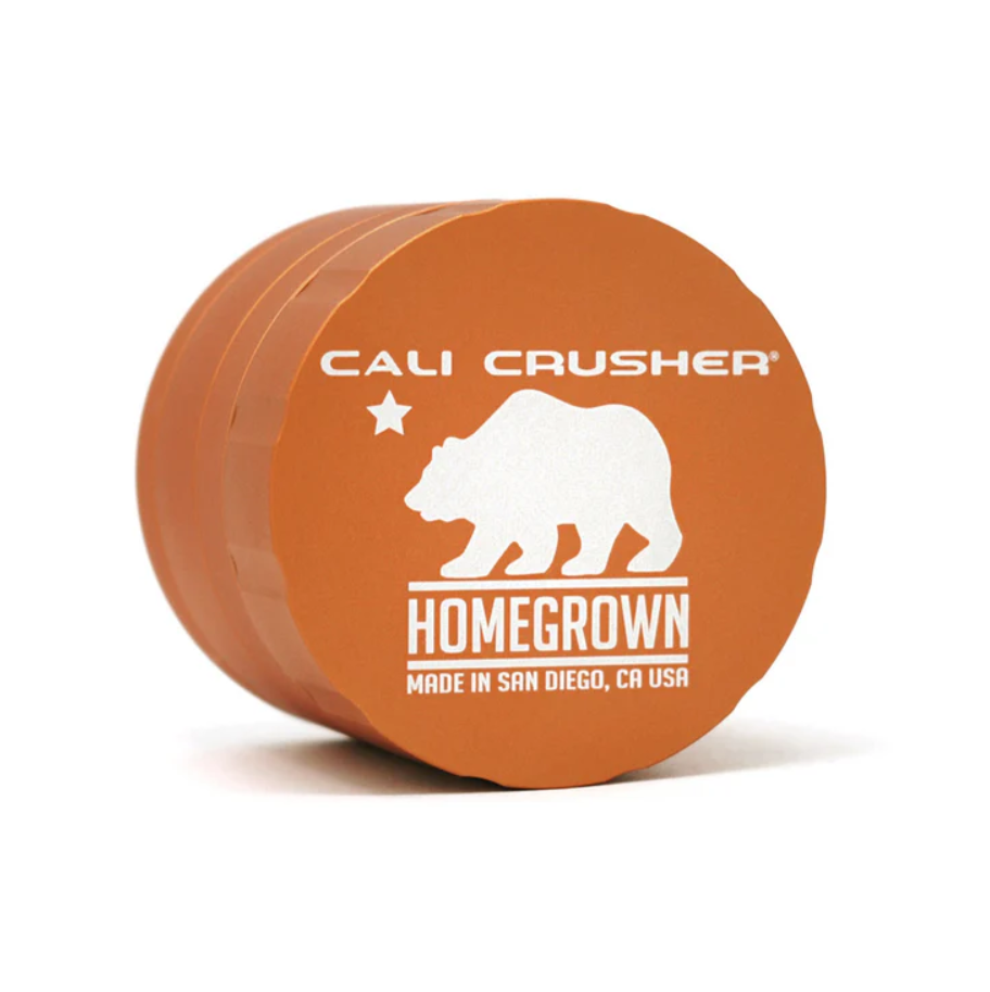 Photograph of product: Cali Crusher Homegrown Grinder 2.35 inch - 4 Piece Orange Grinder
