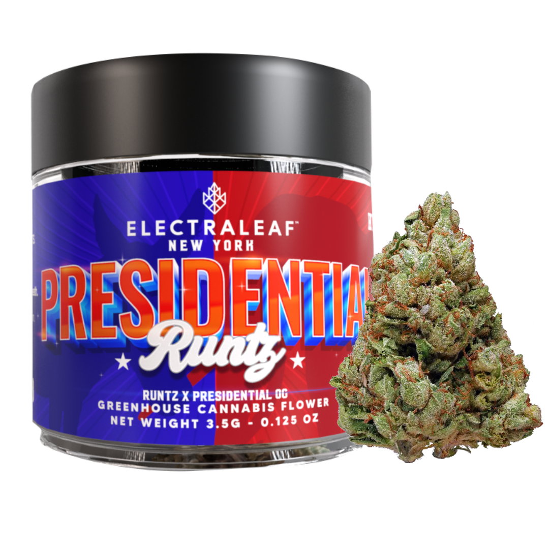 Photograph of product: ElectraLeaf - Presidential Runtz - Flower - 3.5g