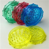Photograph of product: Clear Colored Acrylic Grinder