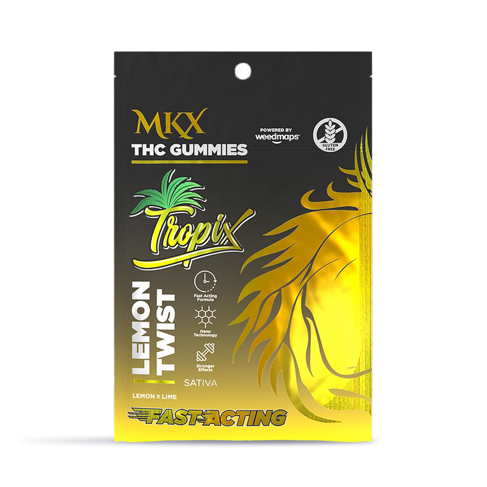 Photograph of product: Tropix Lemon Twist Gummies | 200mg