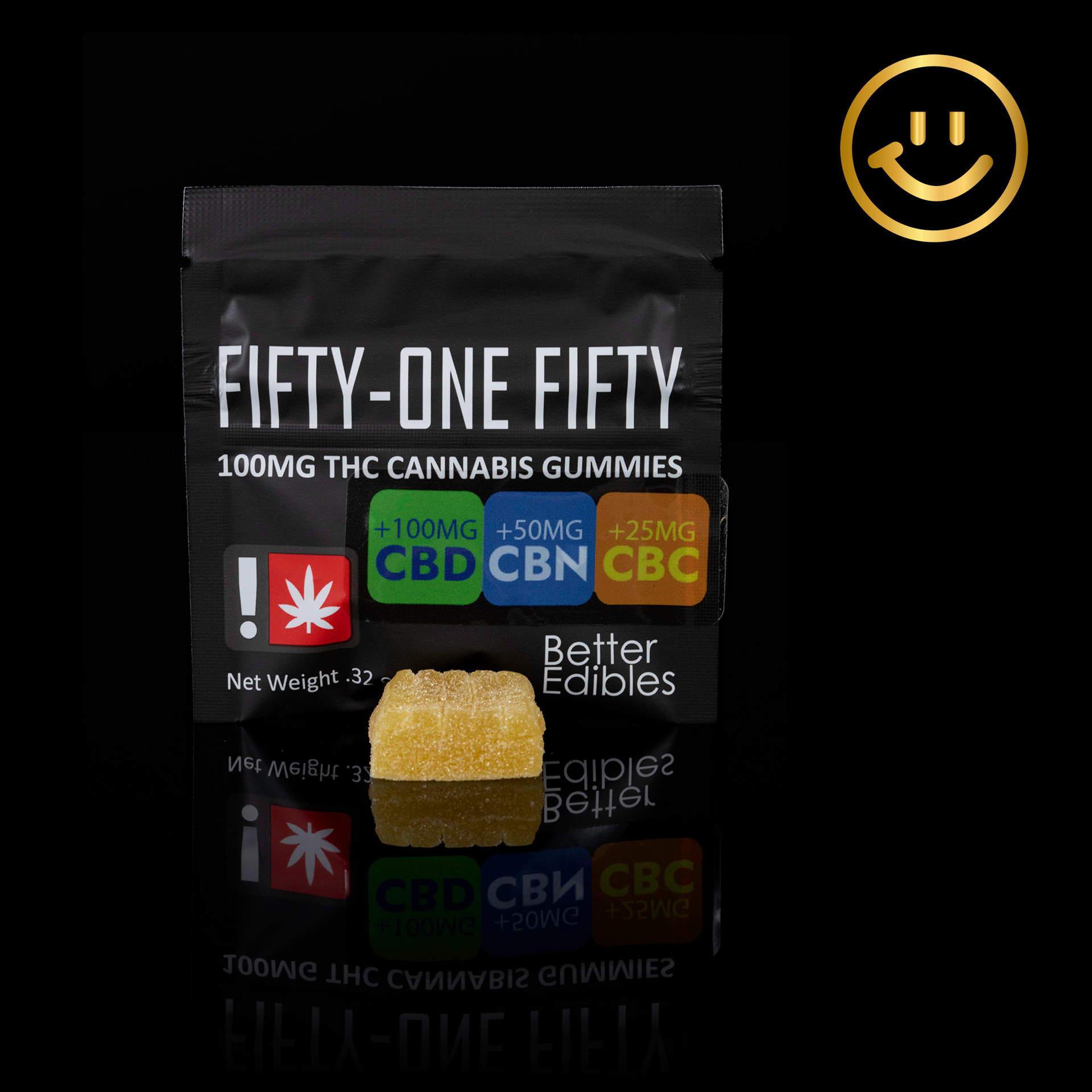 Photograph of product: Fifty-One Fifty | TH-oui+CBD+CBN+CBC Gummy | 100mg