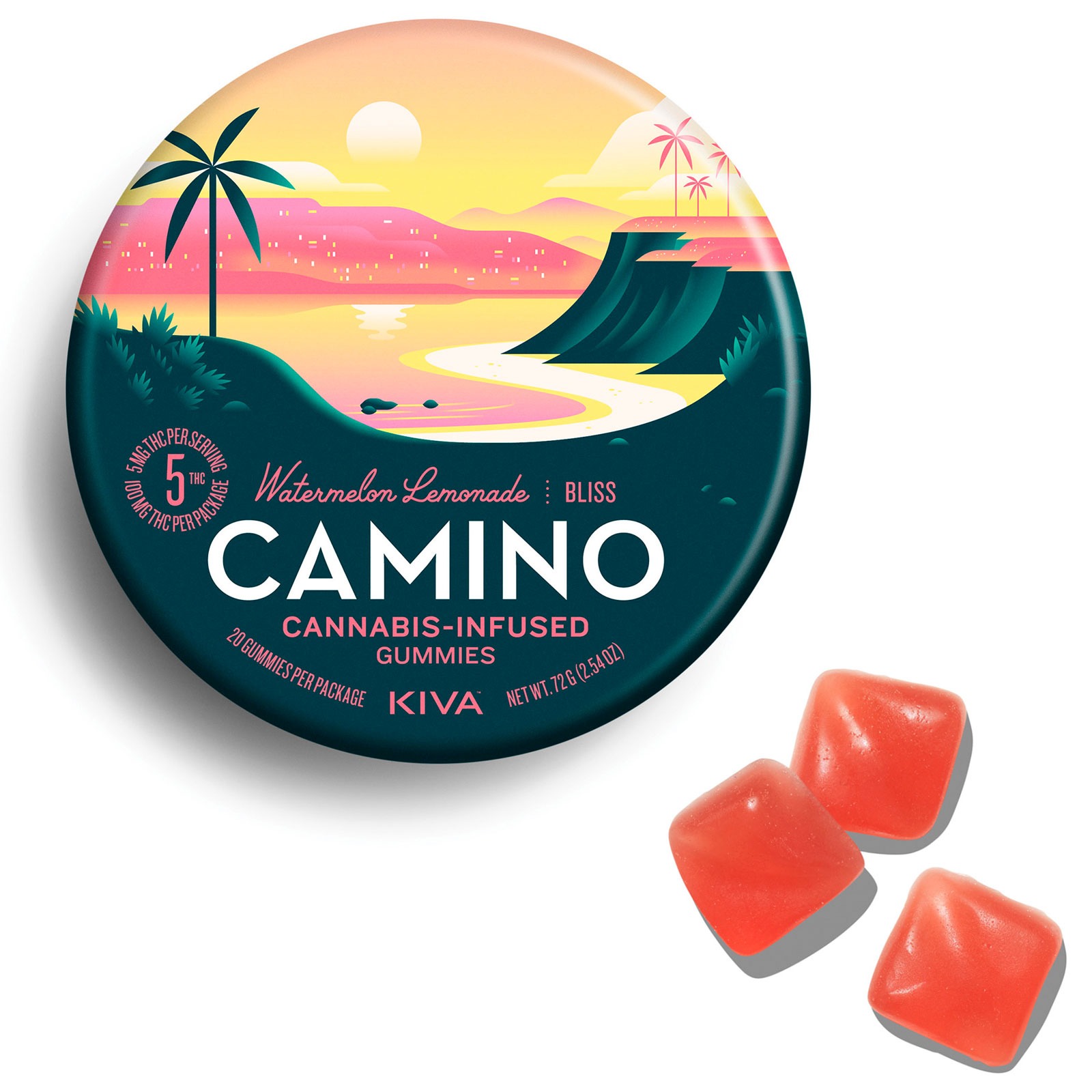 Photograph of product: Camino- Watermelon Lemonade 100mg
