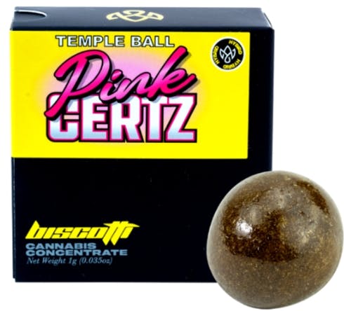 Photograph of product: Pink Certz au chocolat Temple Ball - 1g