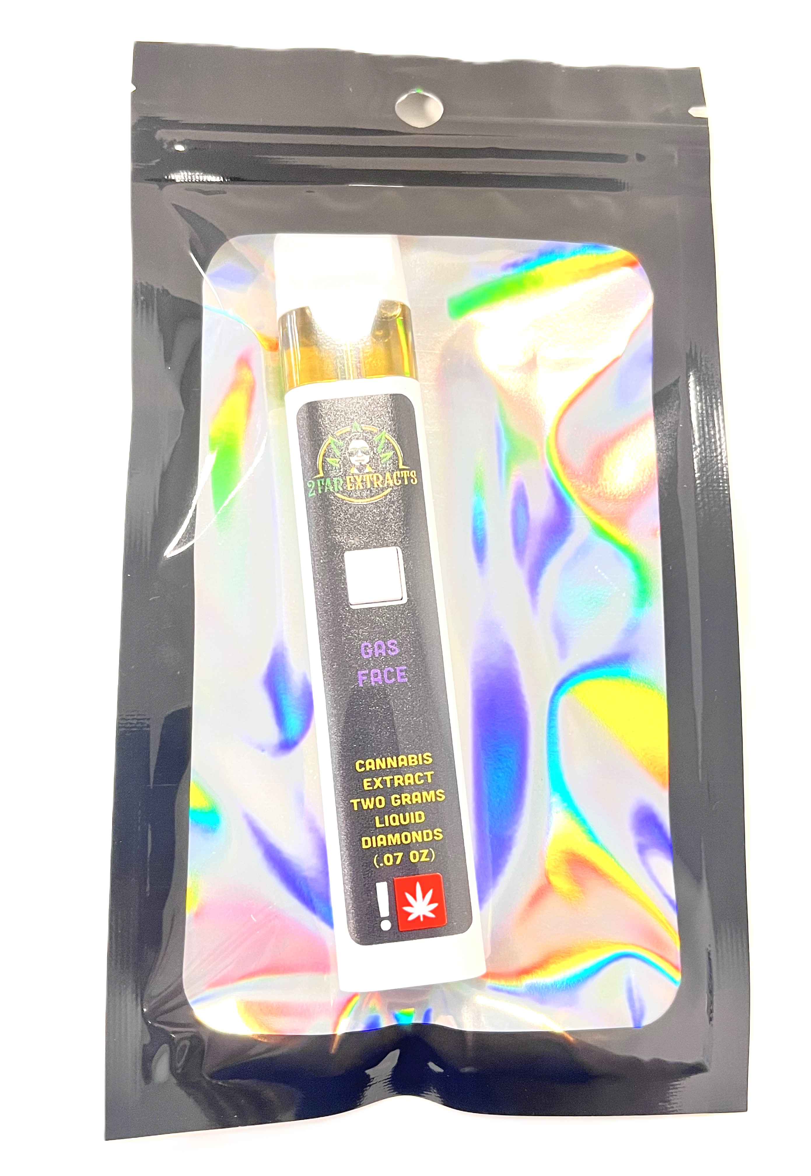Photograph of product: 2 Far Extracts 2g Disposable | Gas Face