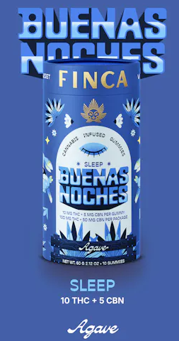 Photograph of product: Finca | (Buenas Noches) Agave Sleep Gummies | Edible | 10mg X 10