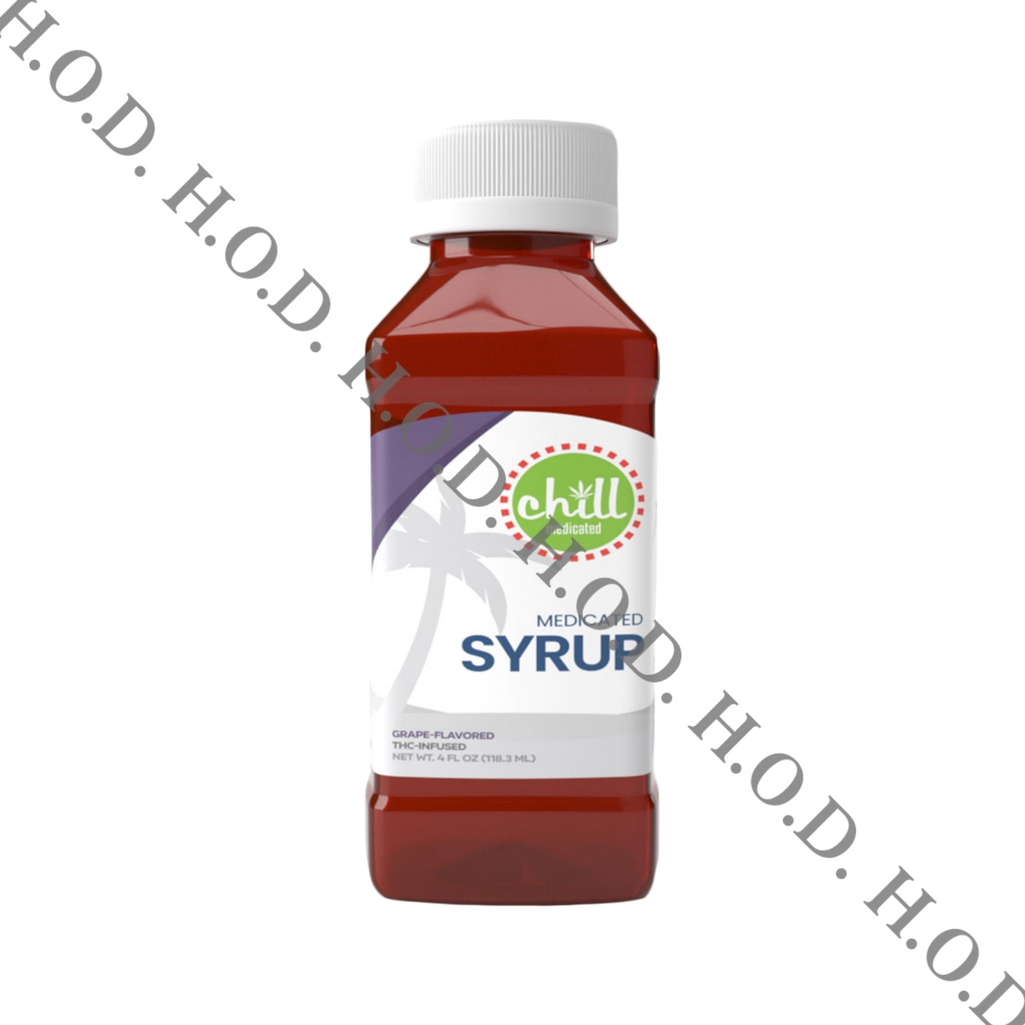 Photograph of product: Chill Medicated Grape TH-oui Syrup 200mg