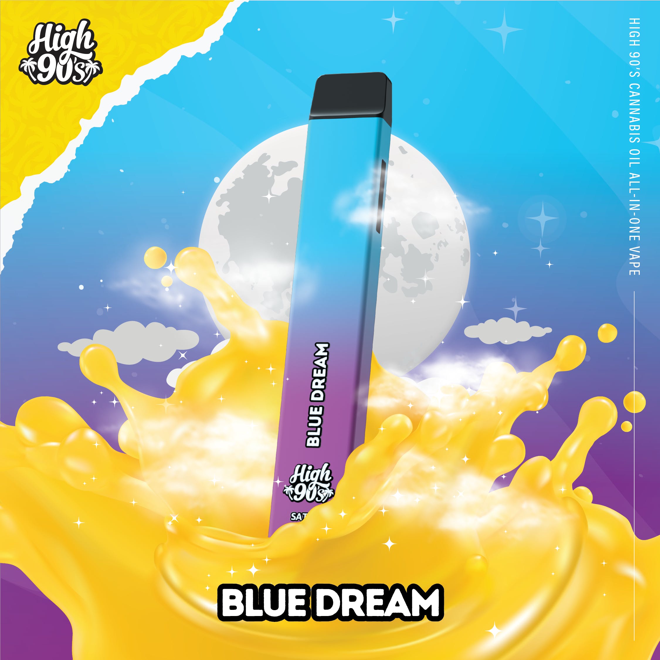 Photograph of product: High 90s - Blue Dream - Disposable