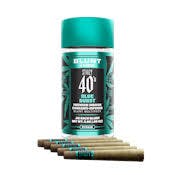 Photograph of product: Blue Burst Infused Mini Blunts - 5 Pack