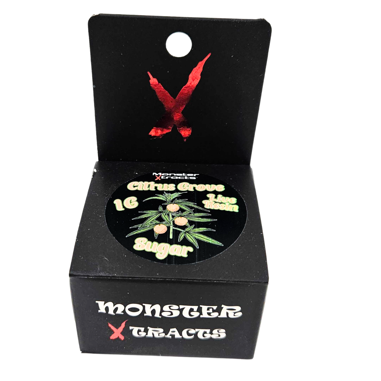 Photograph of product: MONSTER | Concentrate | Live Resin | Sugar | Citrus Grove